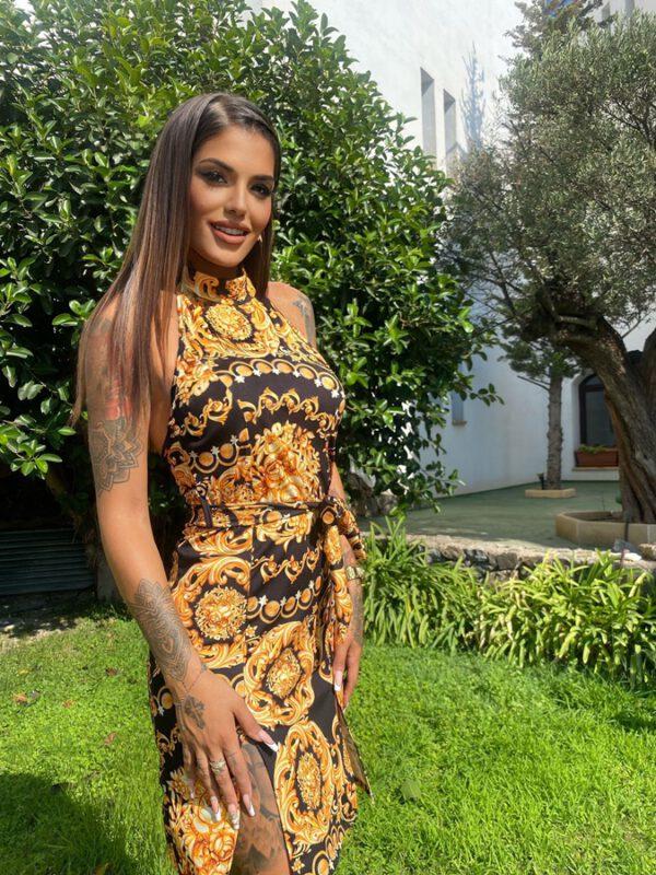 Vestido Versace Largo