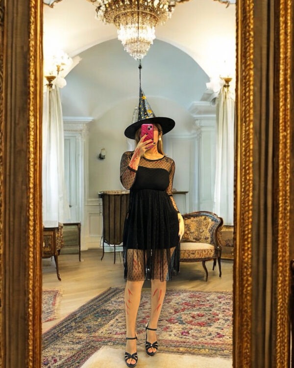 Vestido lunares