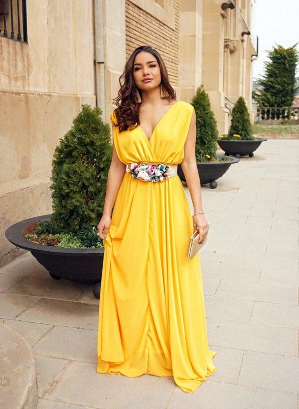 Vestido Valentina amarillo