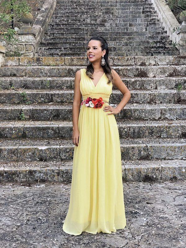 Vestido Selene Amarillo - Imagen 2