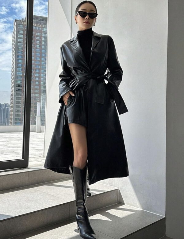 Gabardina cuero - Imagen 3