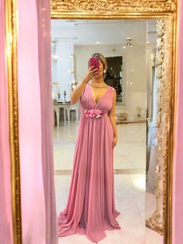 Vestido Valentina rosa