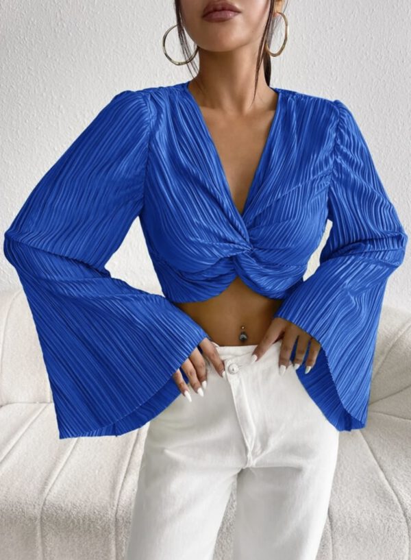 Top Michi azul