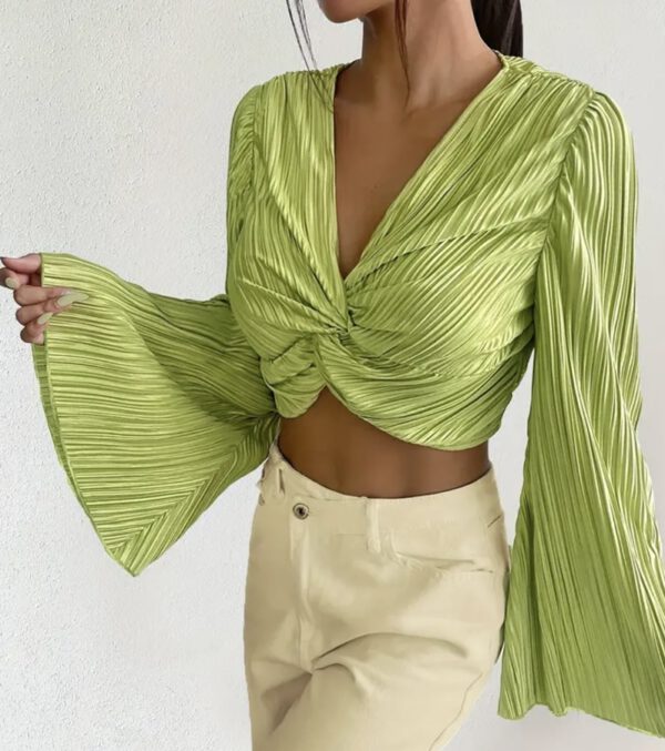 Top Michi verde lima
