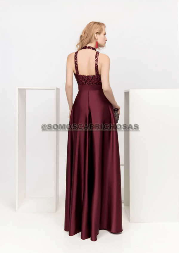 Vestido Rocío Granate - Imagen 2