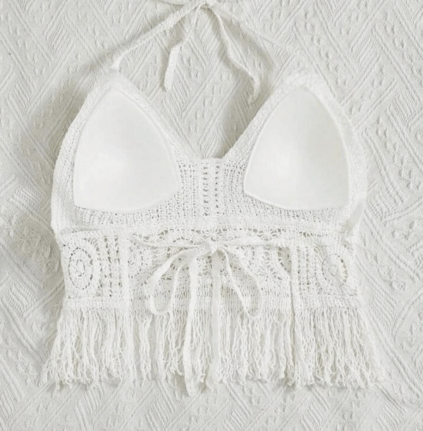 Top crochet blanco - Imagen 2