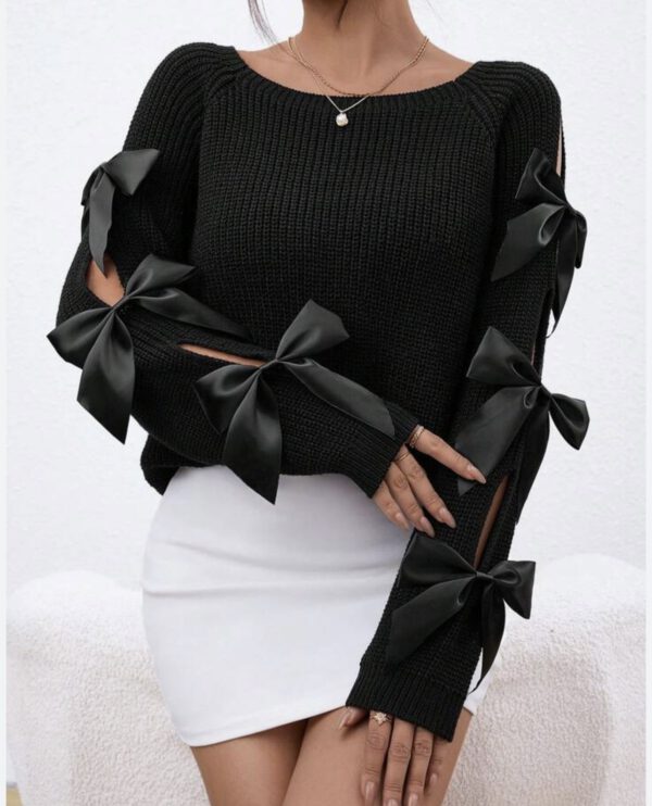 Jersey lazos negro