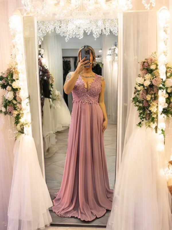 Vestigo Grecia rosa oscuro