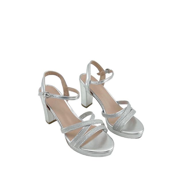 Tacones Beatriz platas - Imagen 2