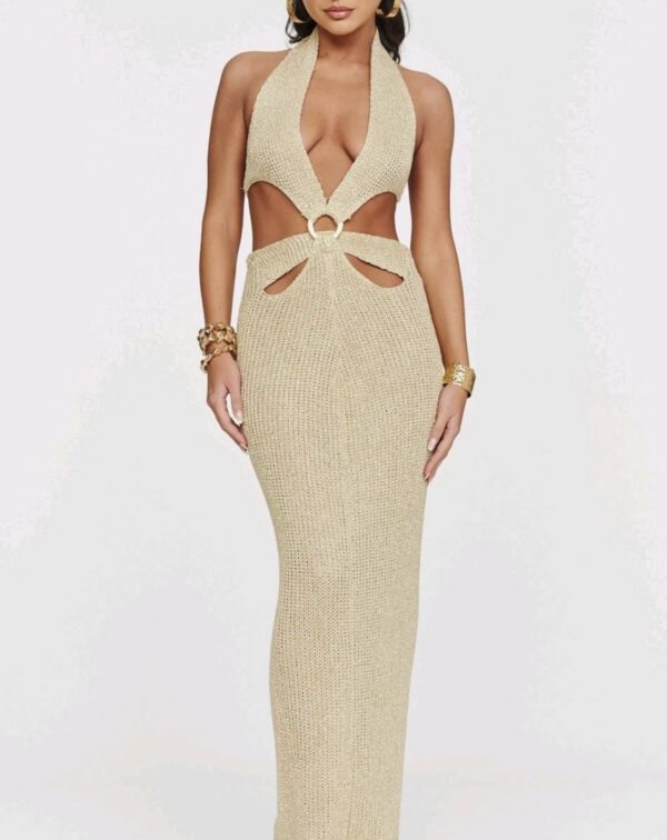 Vestido Cleopatra dorado
