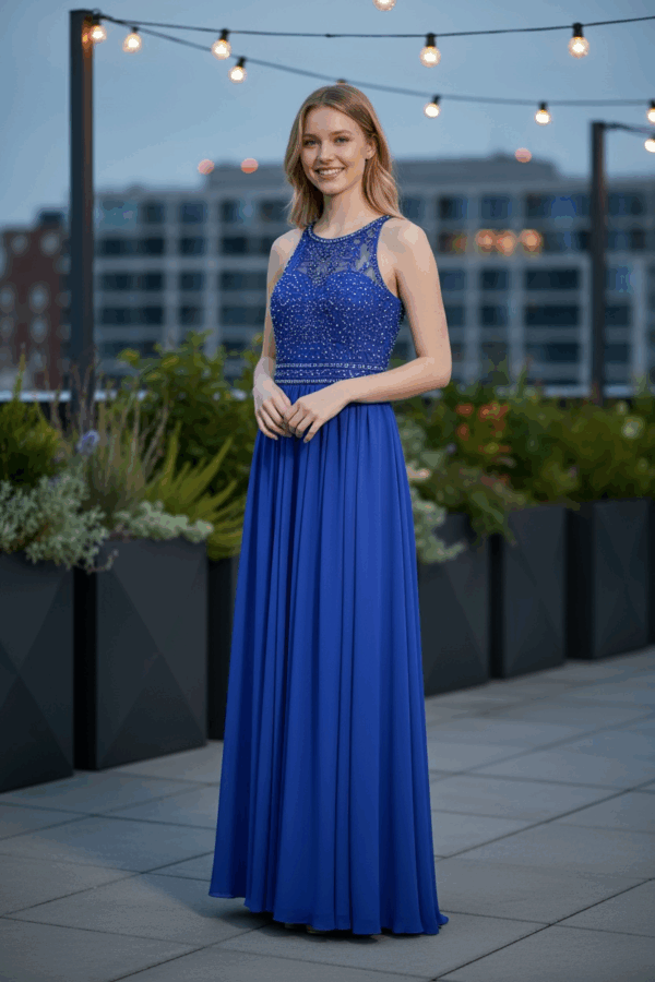 Vestido Gara azul