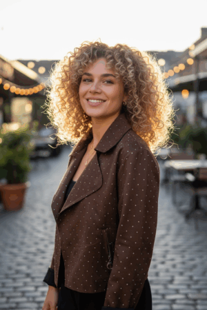 Chaqueta Mara marrón