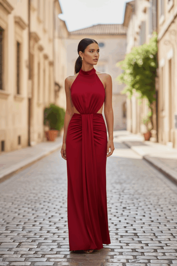 Vestido Jazmine rojo
