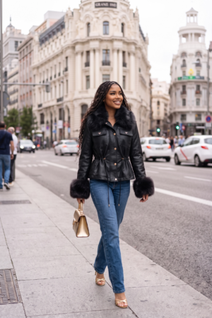 Chaqueta Senior negra